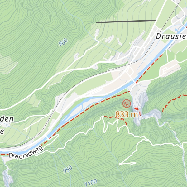 Map of Lkw-Kontrollstelle Leisach