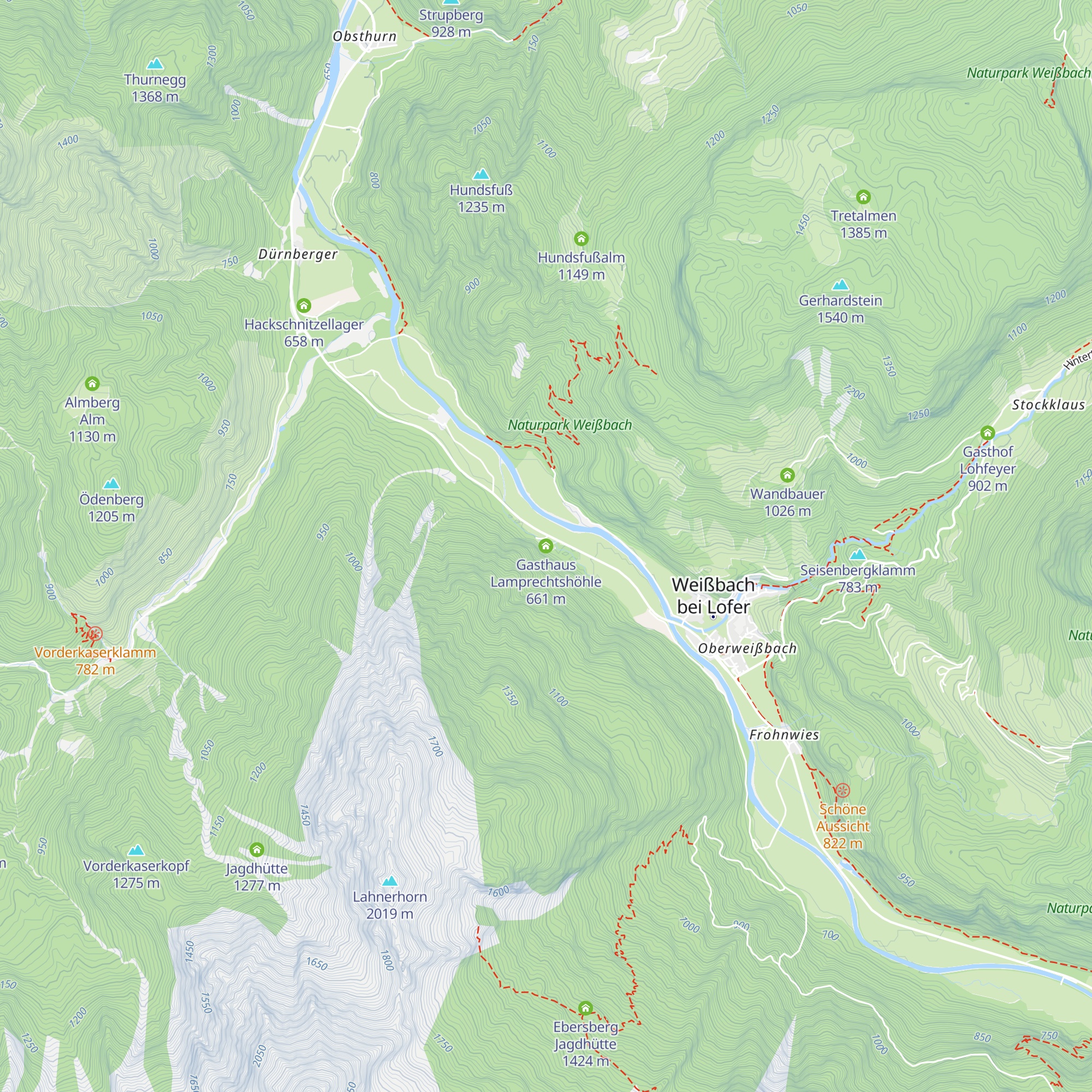 Gasthaus Lamprechtshöhle map