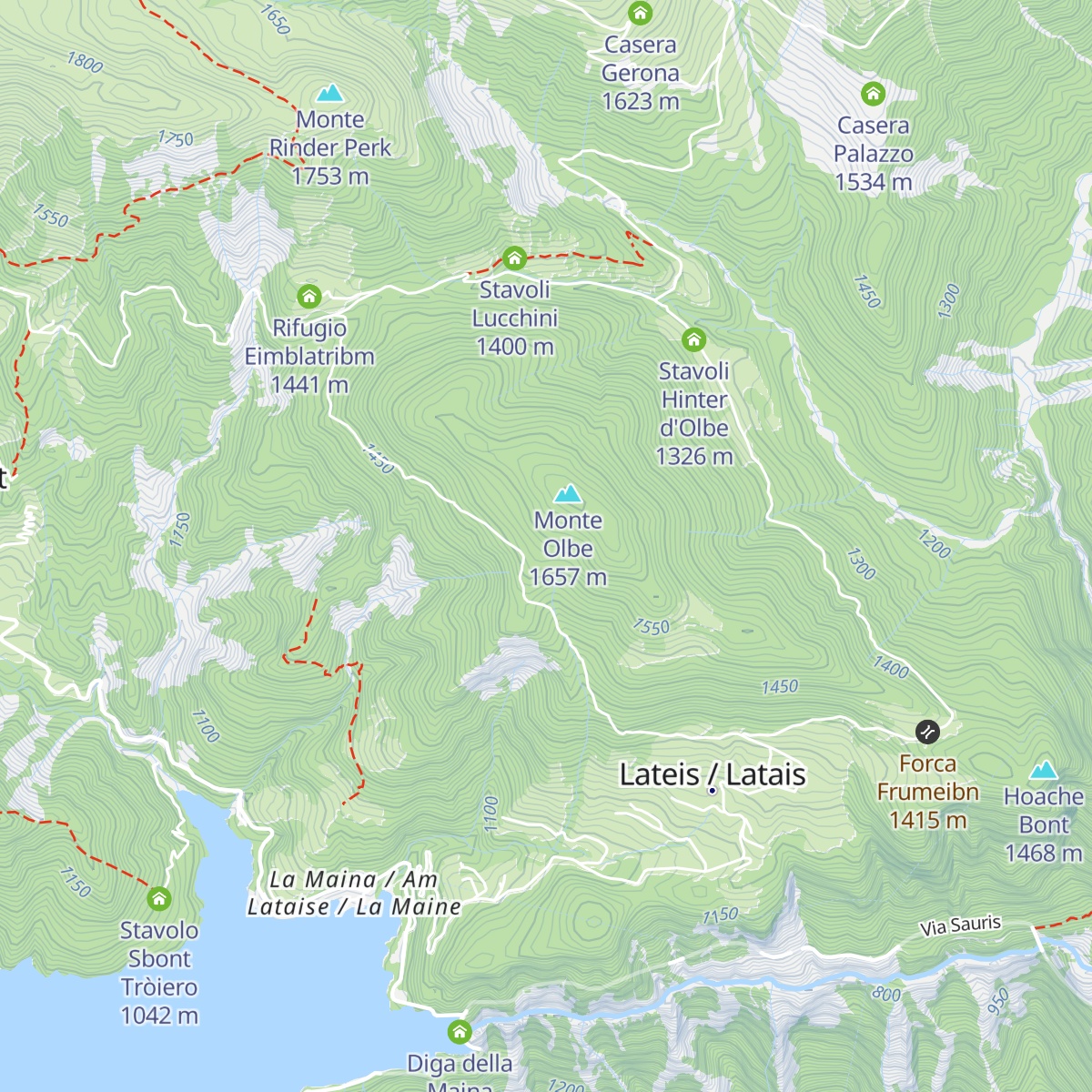 Baita Mingher map