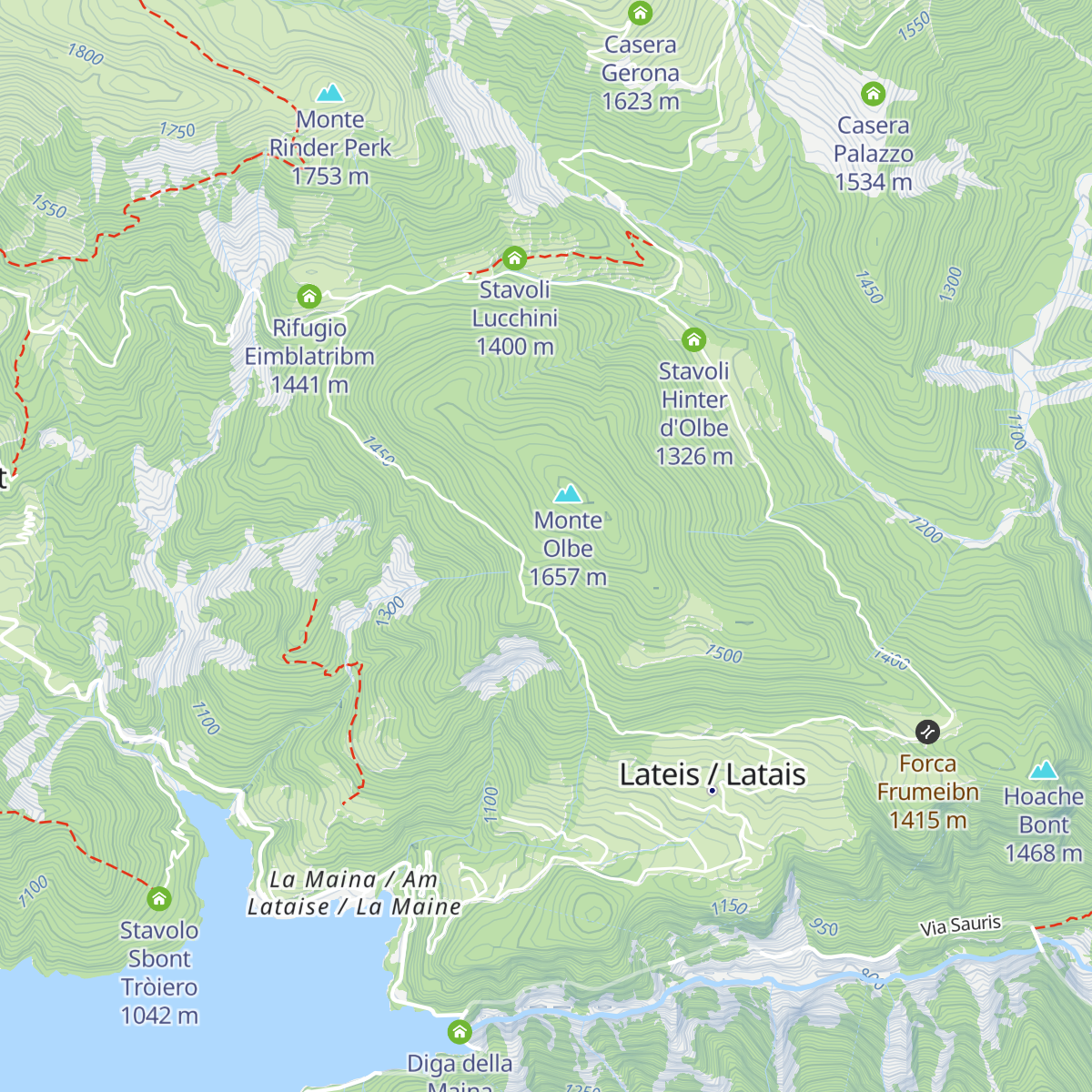 Baita Mingher map
