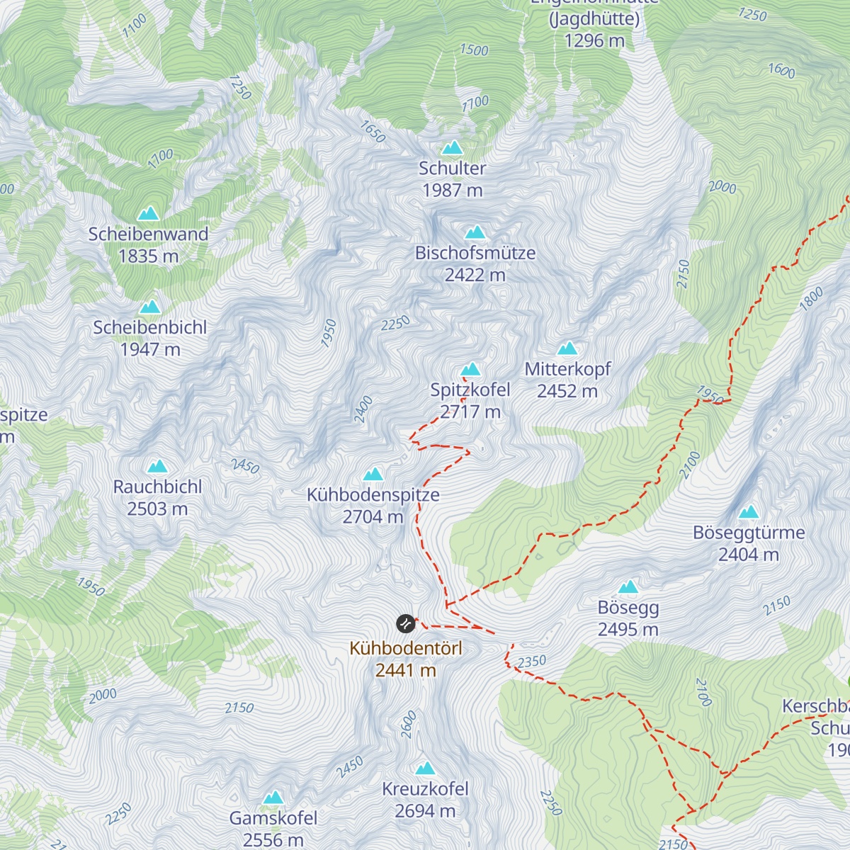 Linderhütte map