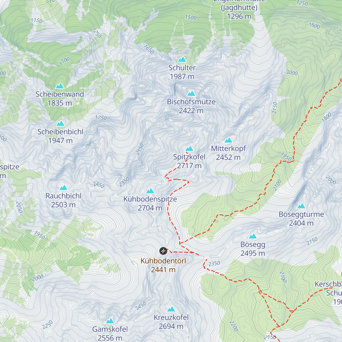 Linderhütte map