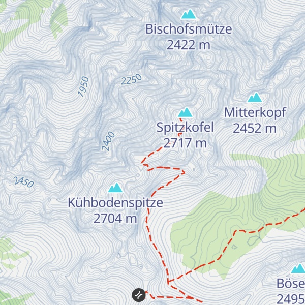 Map of Linderhütte