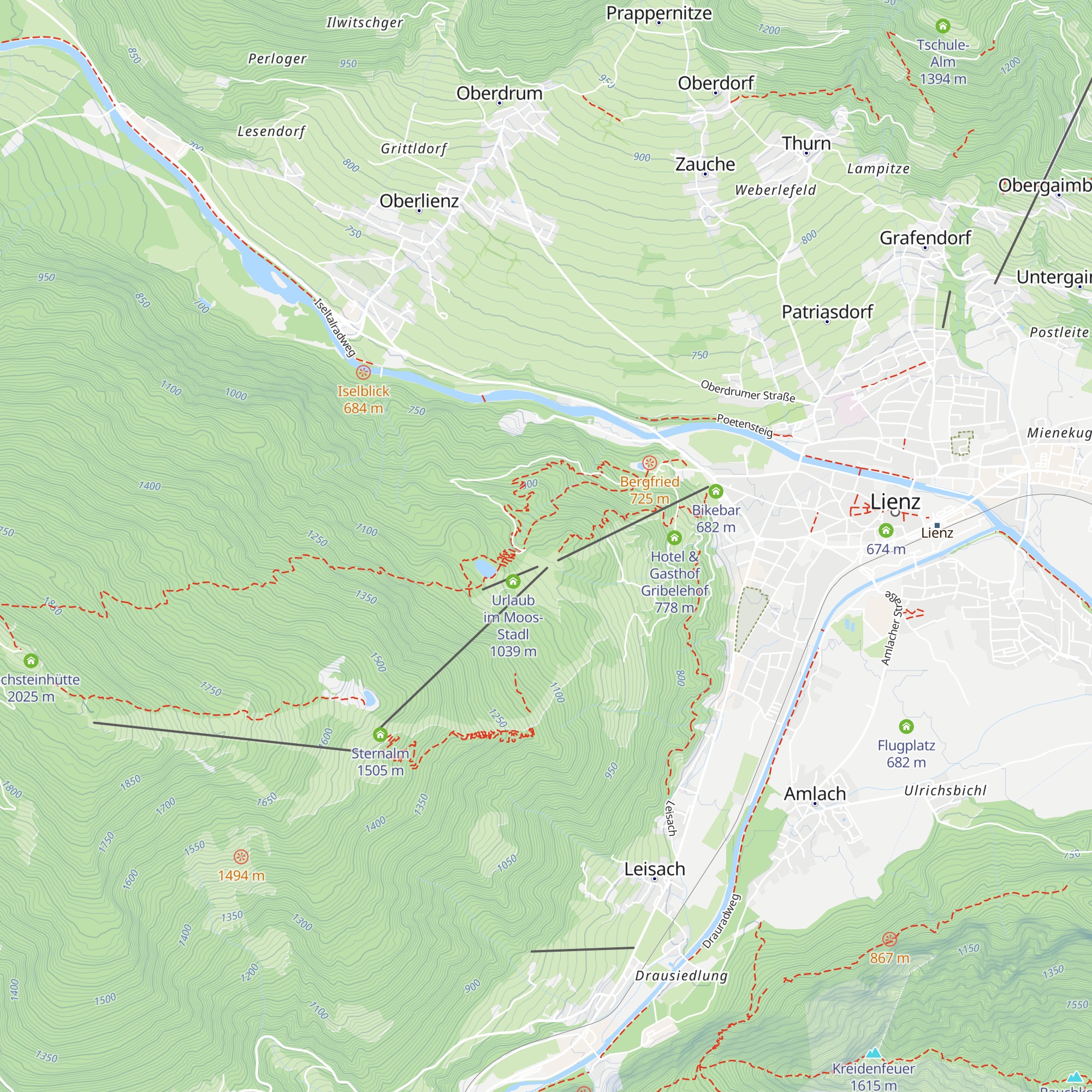 Osttirodler map