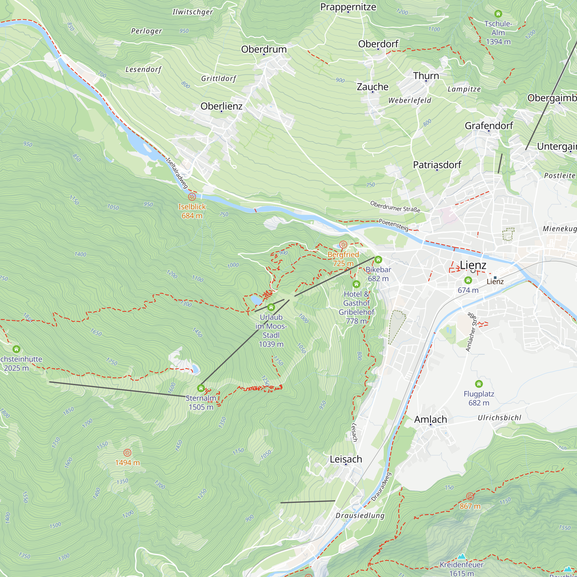 Osttirodler map