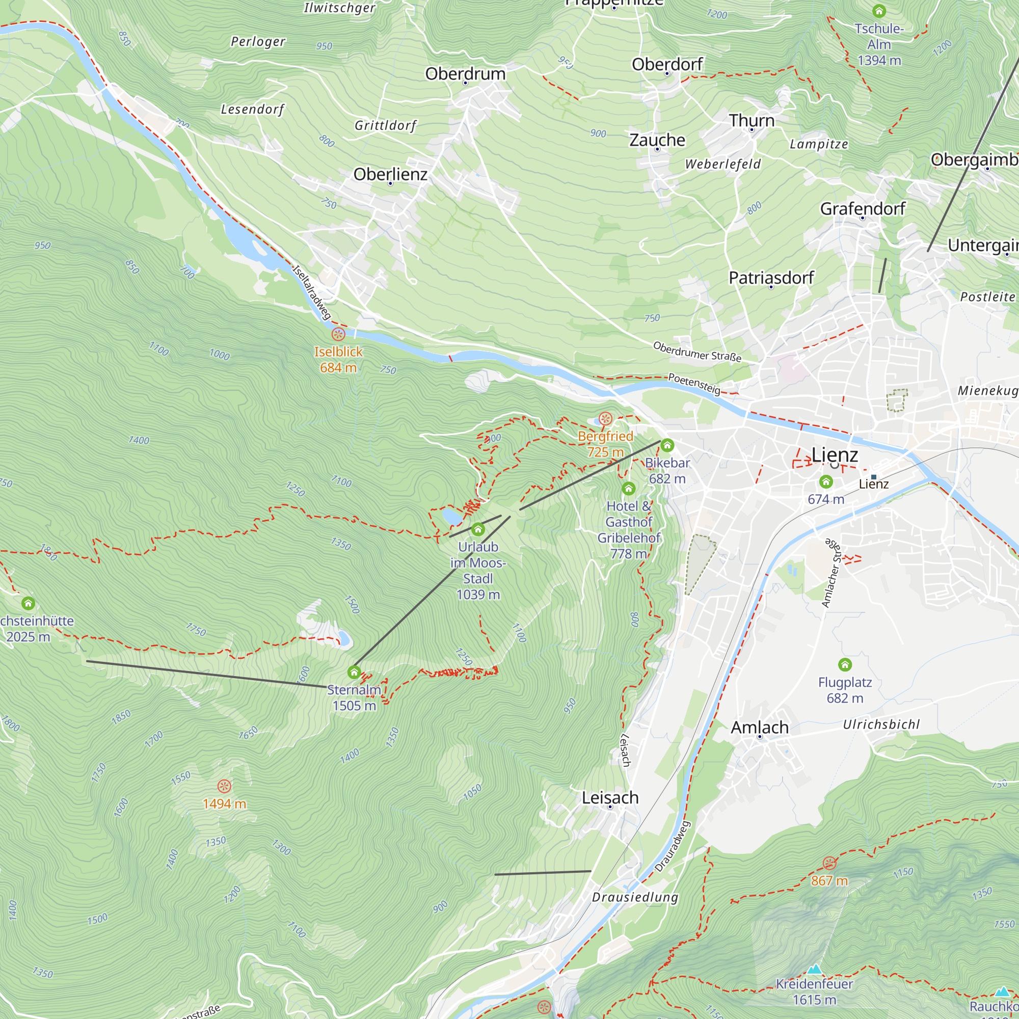 Moosalm map