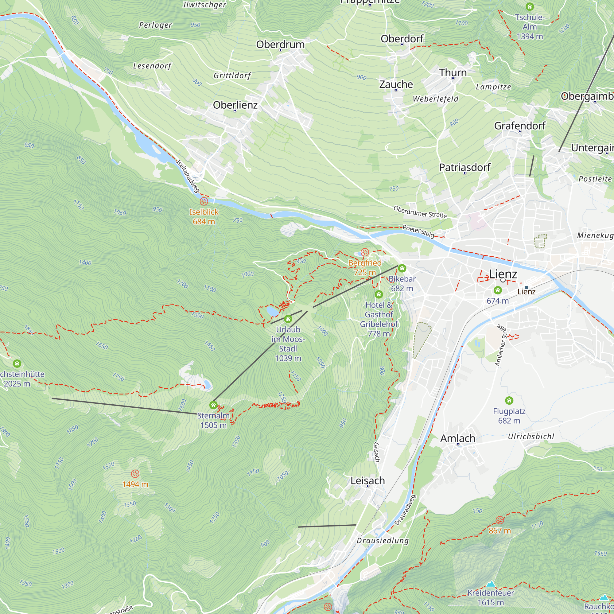 Moosalm map