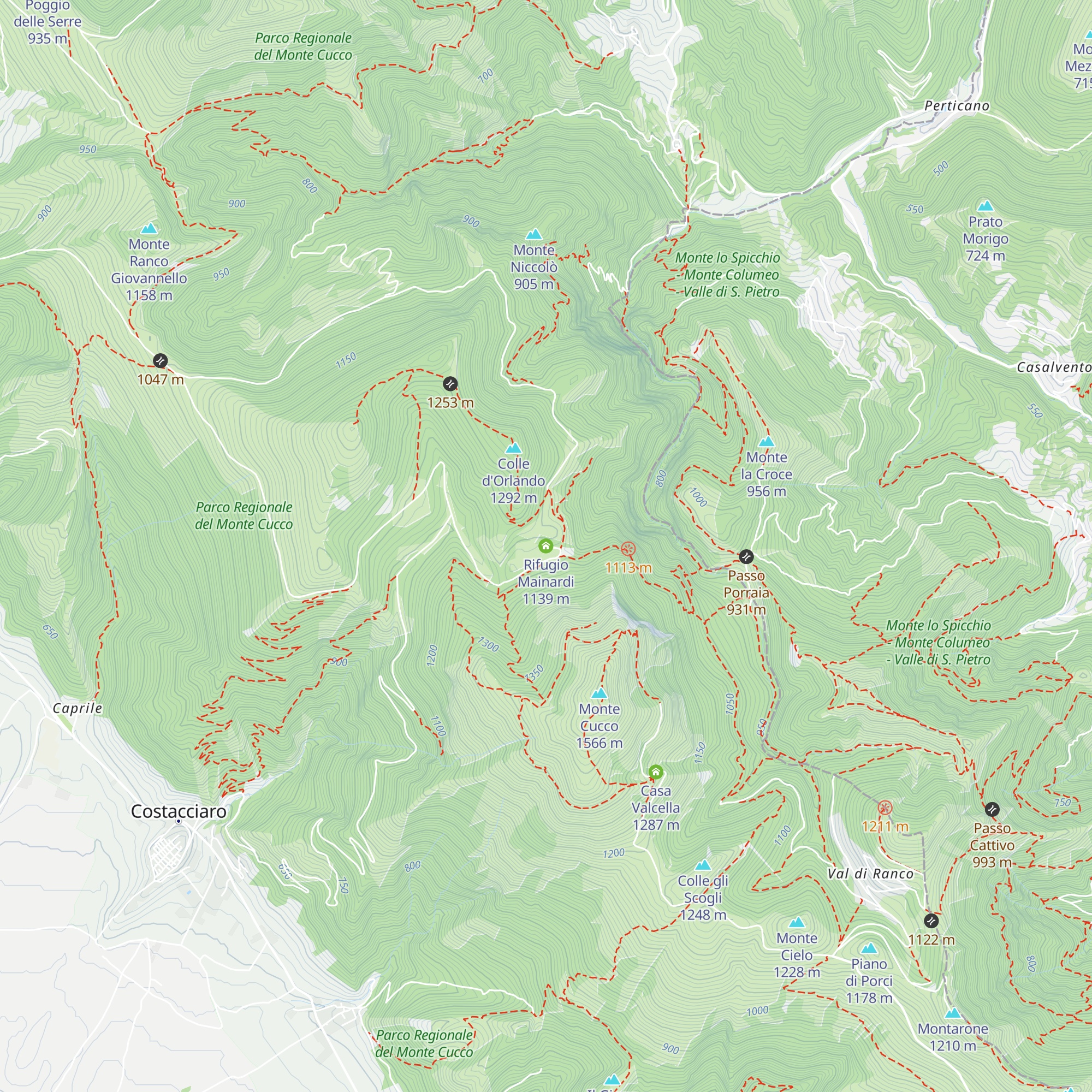 Rifugio Mainardi map
