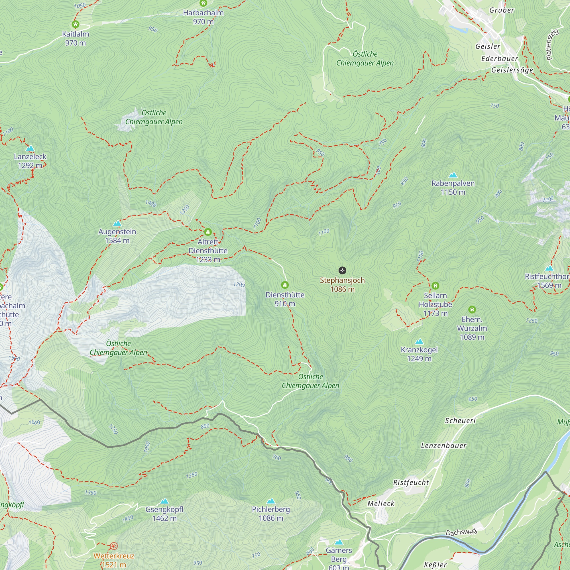 Diensthütte map