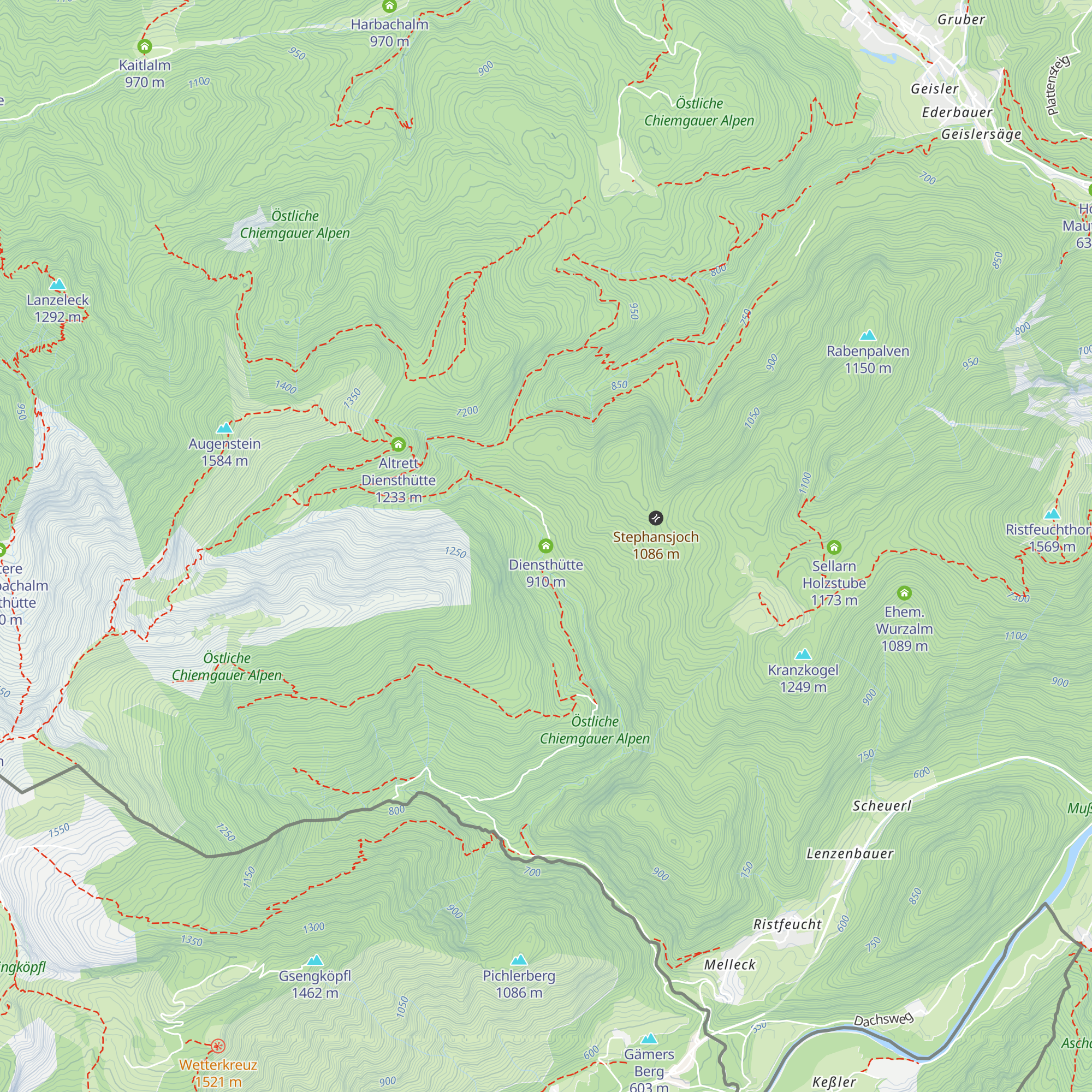 Diensthütte map