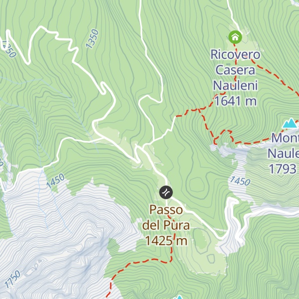 Map of Rifugio Tita Piaz