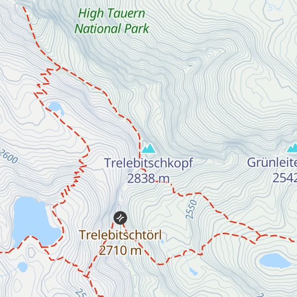 Map of Trelebitschkopf