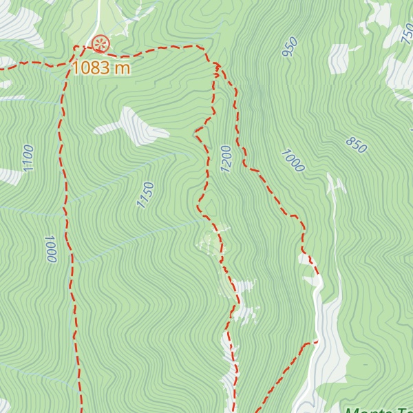 Map of Monte Tancia
