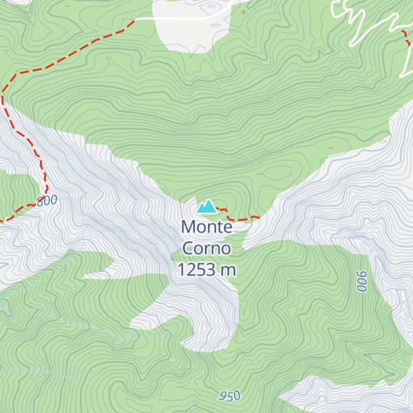 Map of Monte Corno