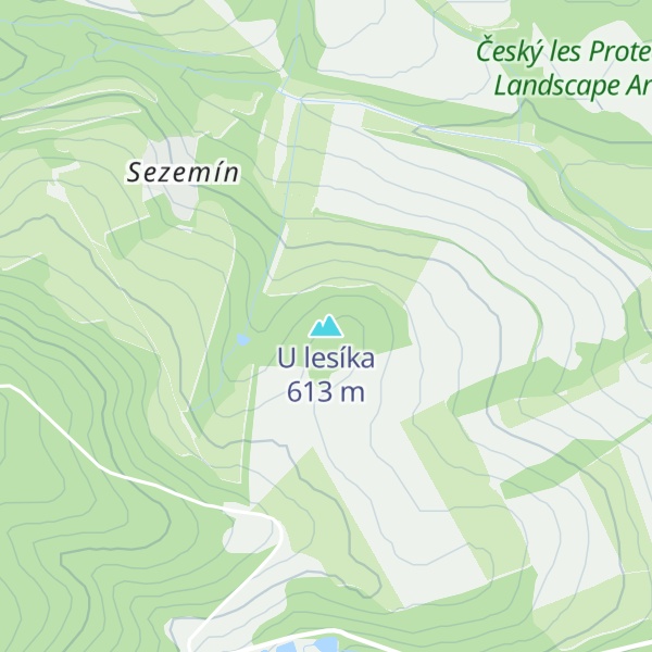 Map of U lesíka