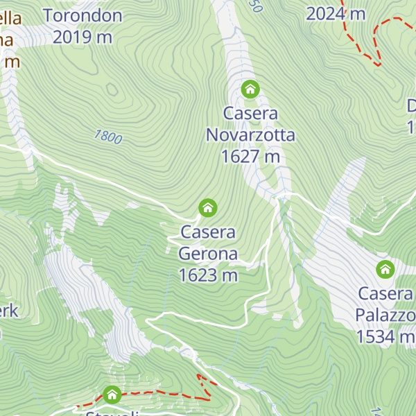 Map of Casera Gerona