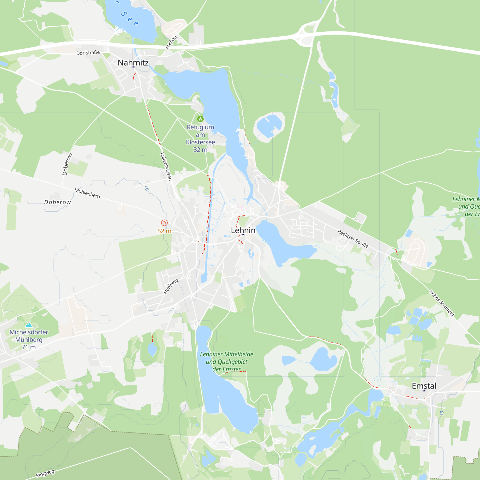 Touristinformation Gemeinde Kloster Lehnin map