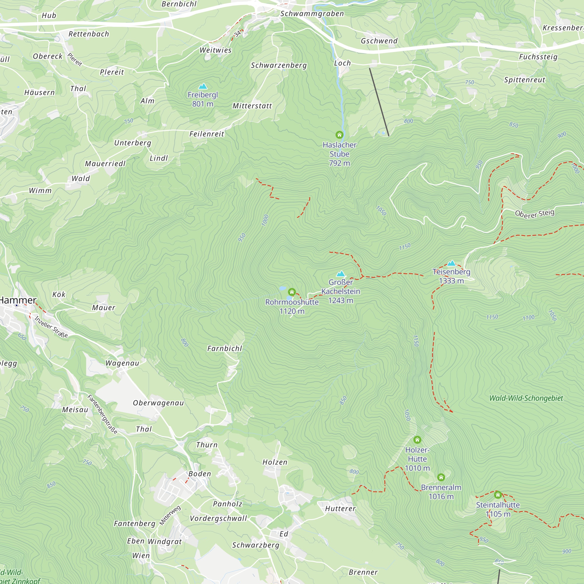 Rohrmooshütte map