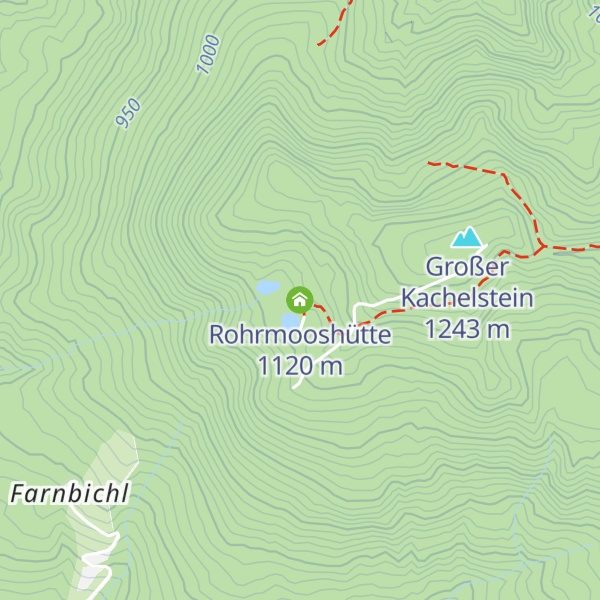Map of Rohrmooshütte
