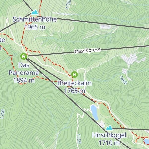 Map of Breiteckalm