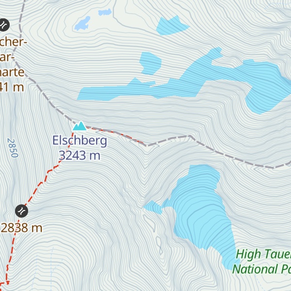Map of Fuscher-Kar-Kopf