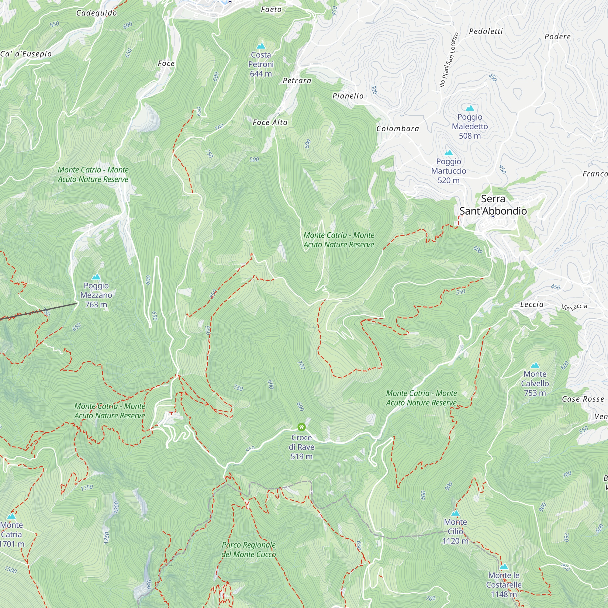 Rifugio della Gingualdese map