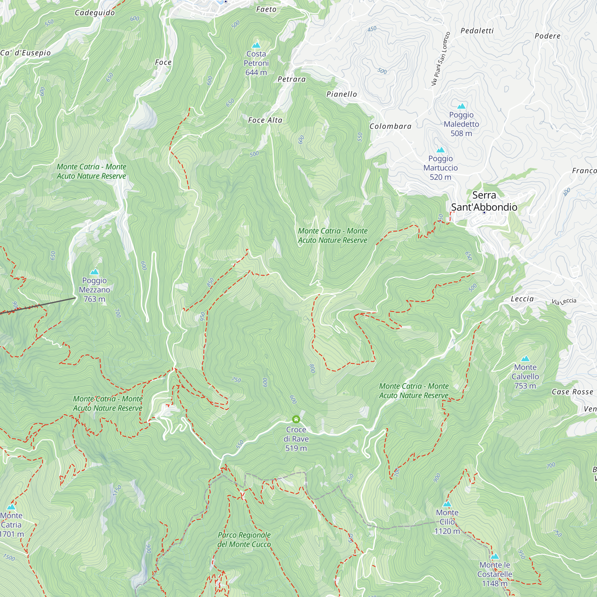 Rifugio della Gingualdese map