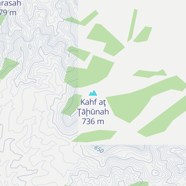 Map of Kahf aţ Ţāḩūnah