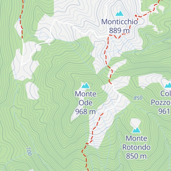 Map of Monte Ode