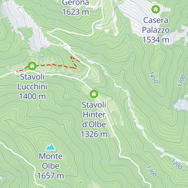 Map of Stavoli Hinter d'Olbe