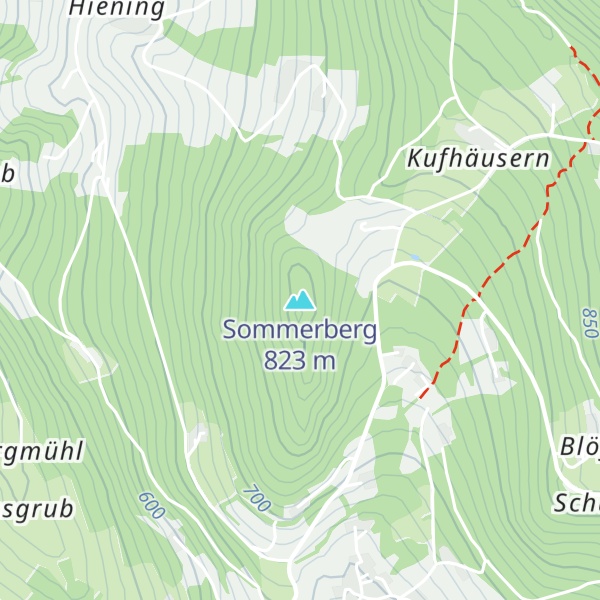 Map of Sommerberg