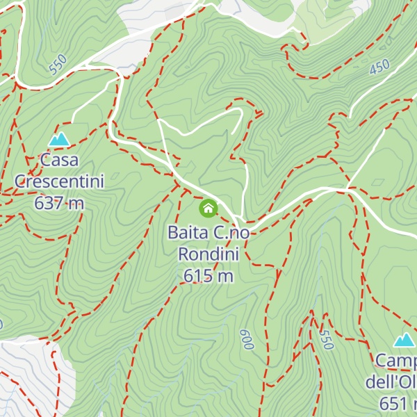 Map of Baita C.no Rondini
