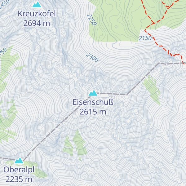 Map of Eisenschuß