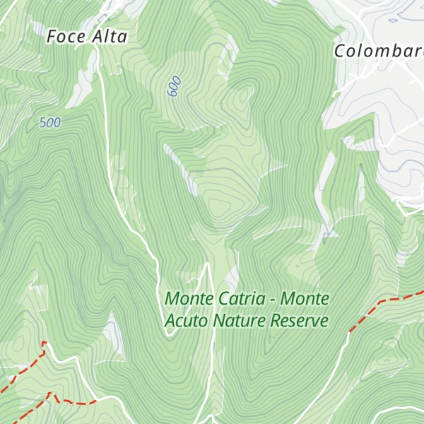 Map of Poggio Pantanello