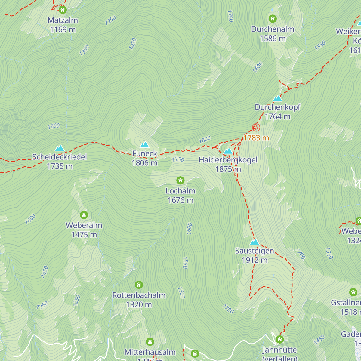 Lochalm map