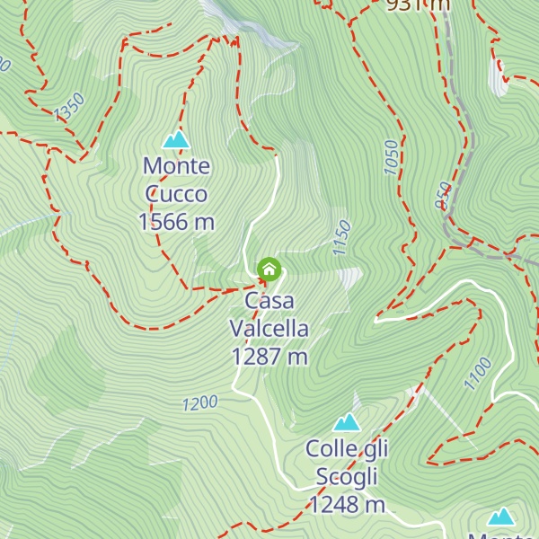 Map of Casa Valcella