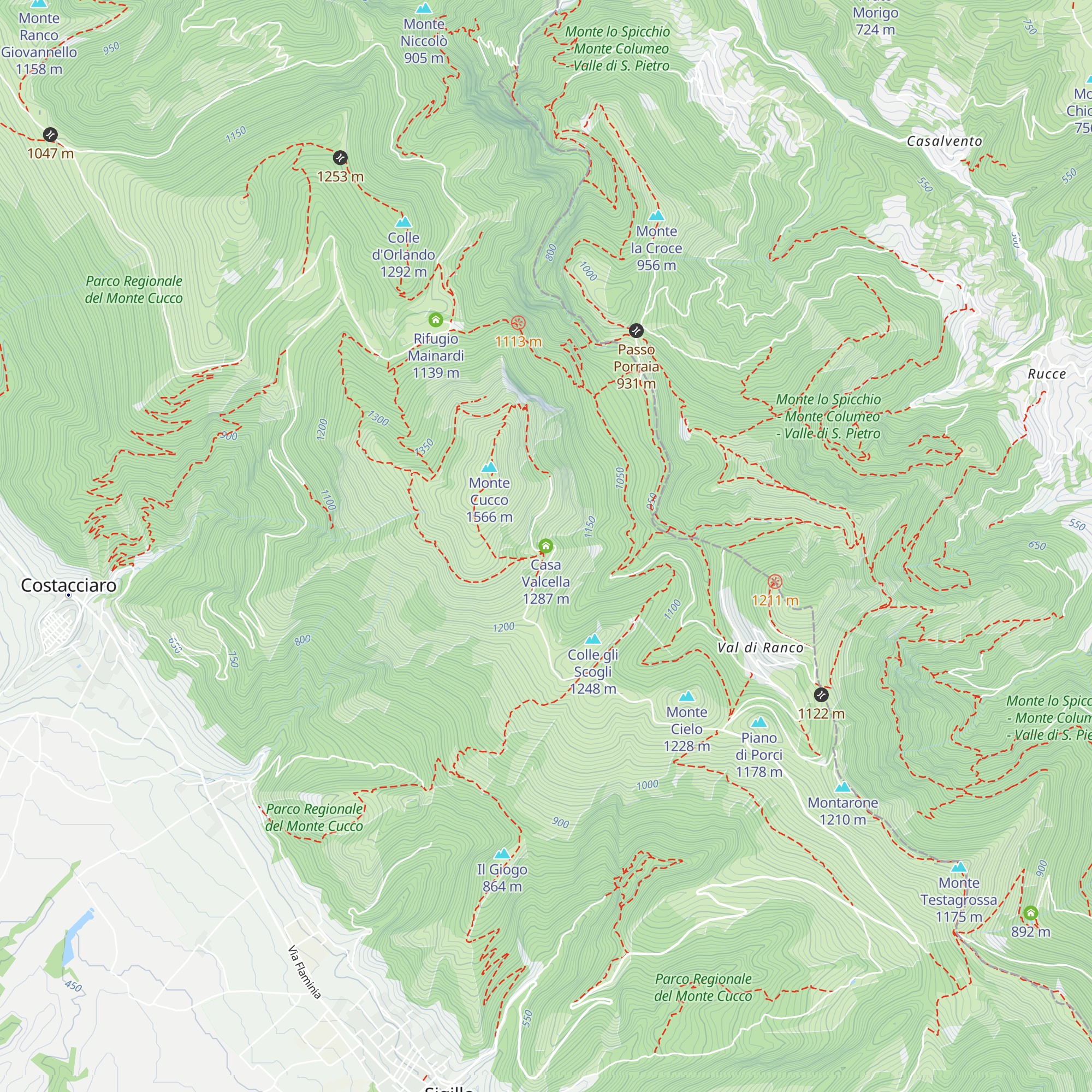Casa Valcella map