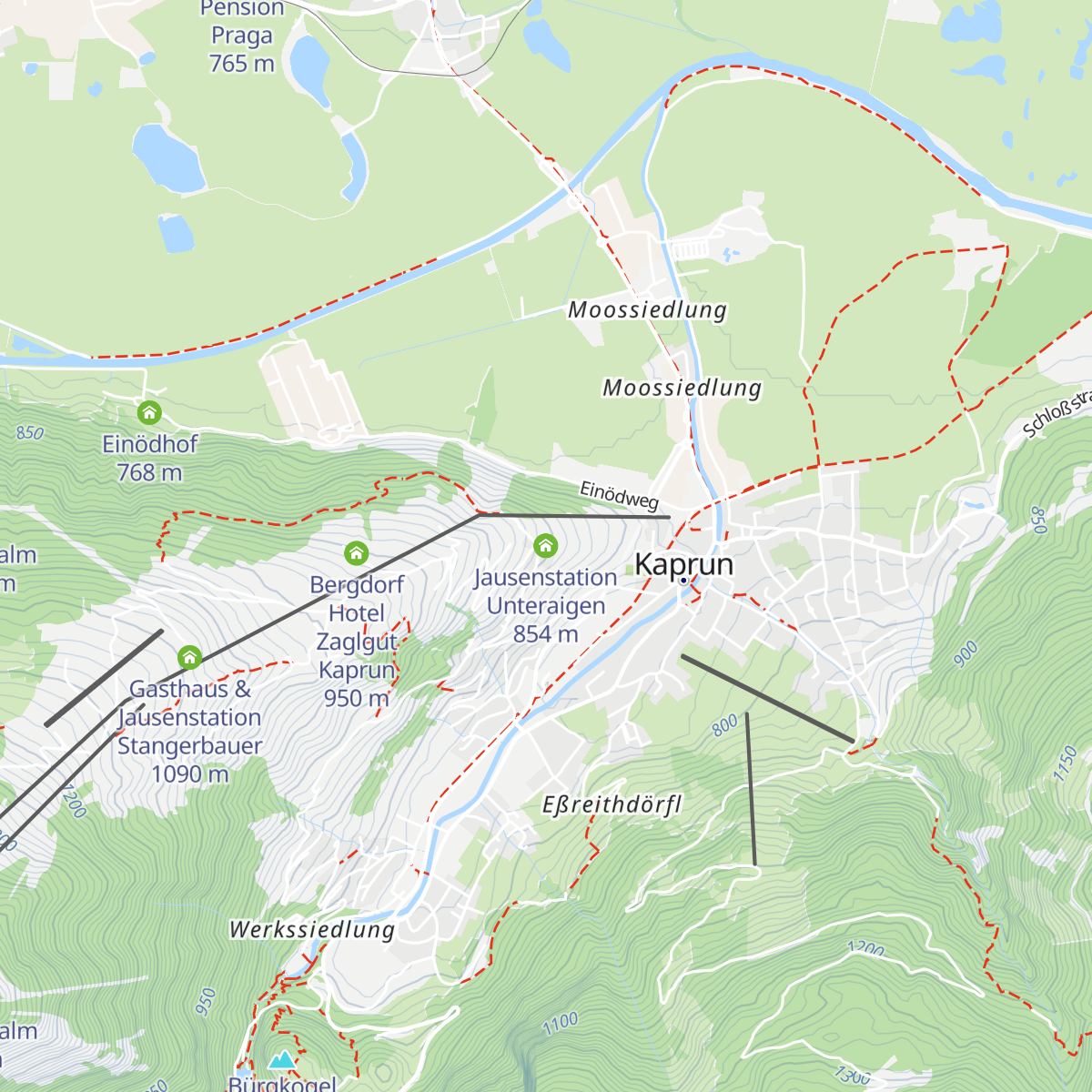 Jausenstation Unteraigen map