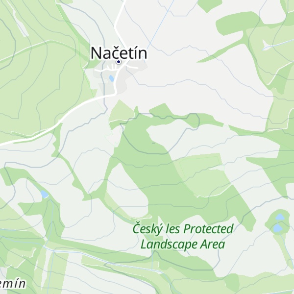 Map of Nademlýnský vrch
