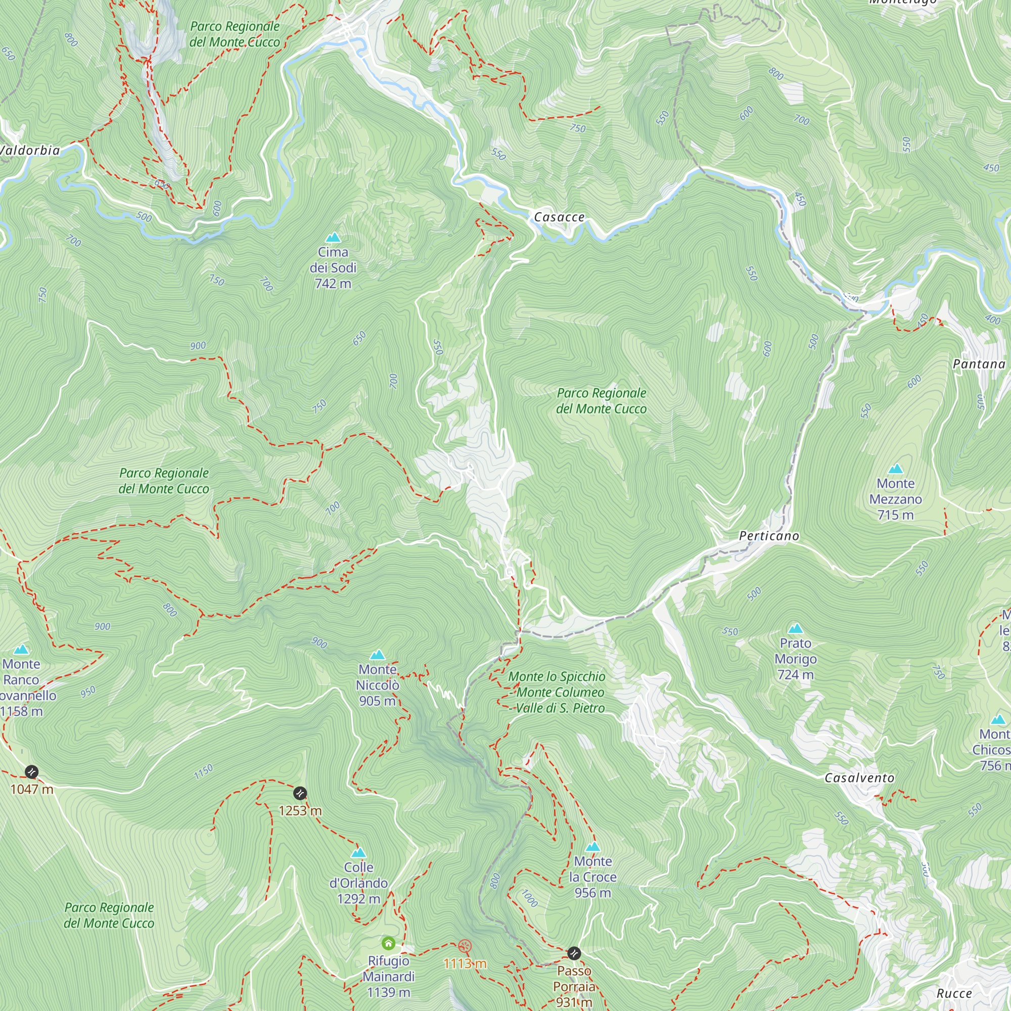 Rifugio map