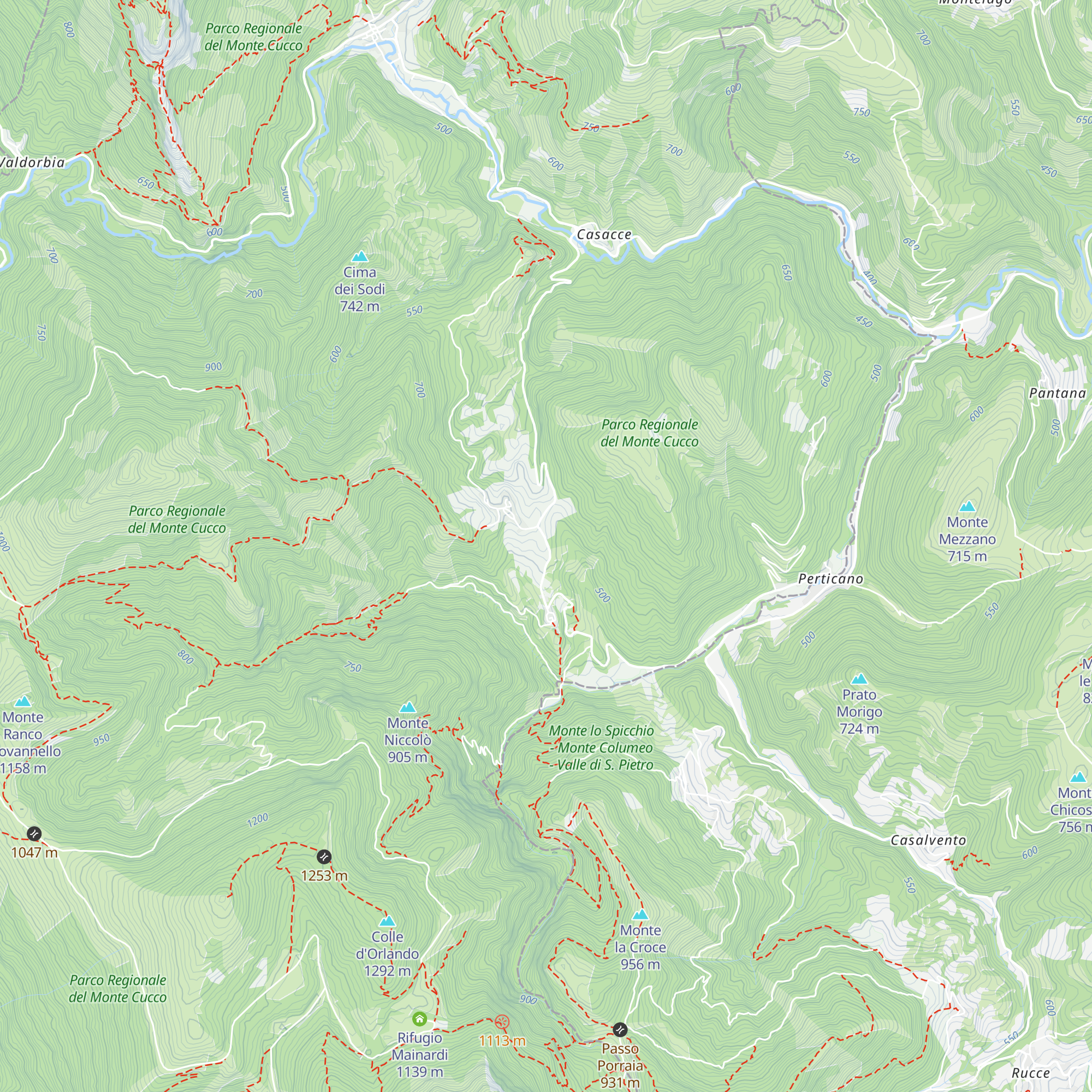 Rifugio map