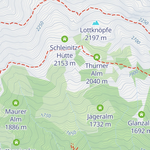 Map of Mittauer Alm