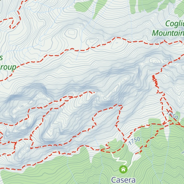 Map of Monte Avanza