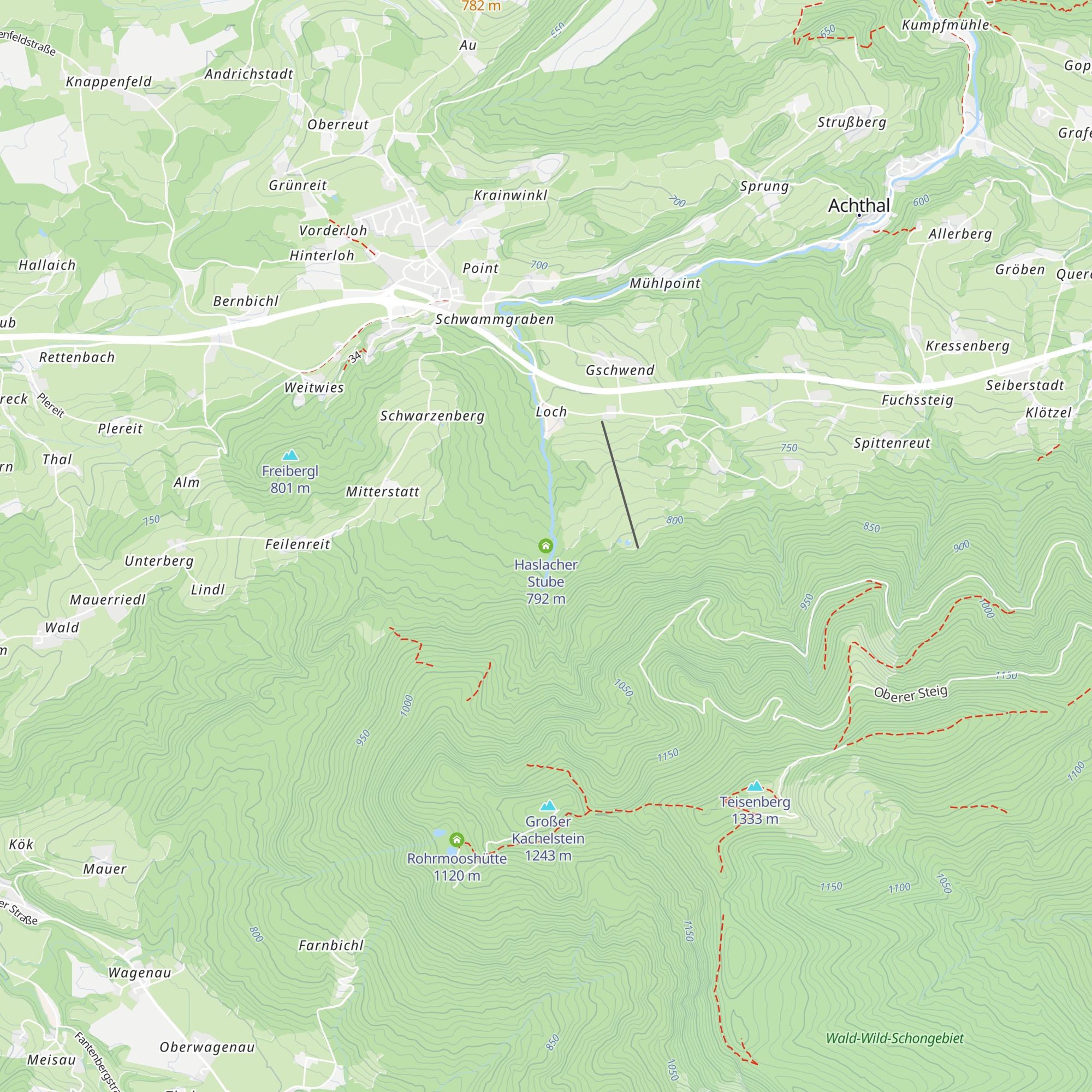 Haslacher Stube map