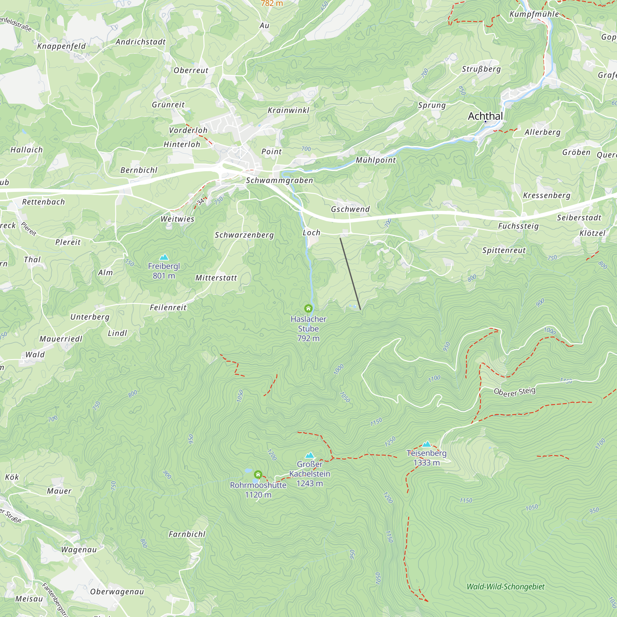 Haslacher Stube map