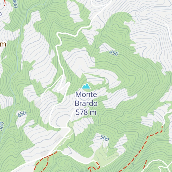 Map of Monte Brardo