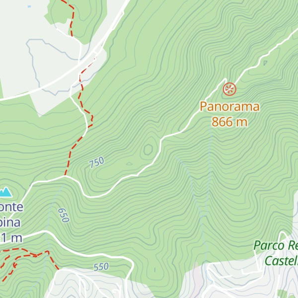 Map of Maschio d'Artemisio