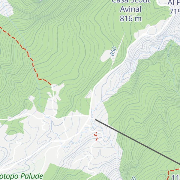 Map of Stavolo Riba di Rosa