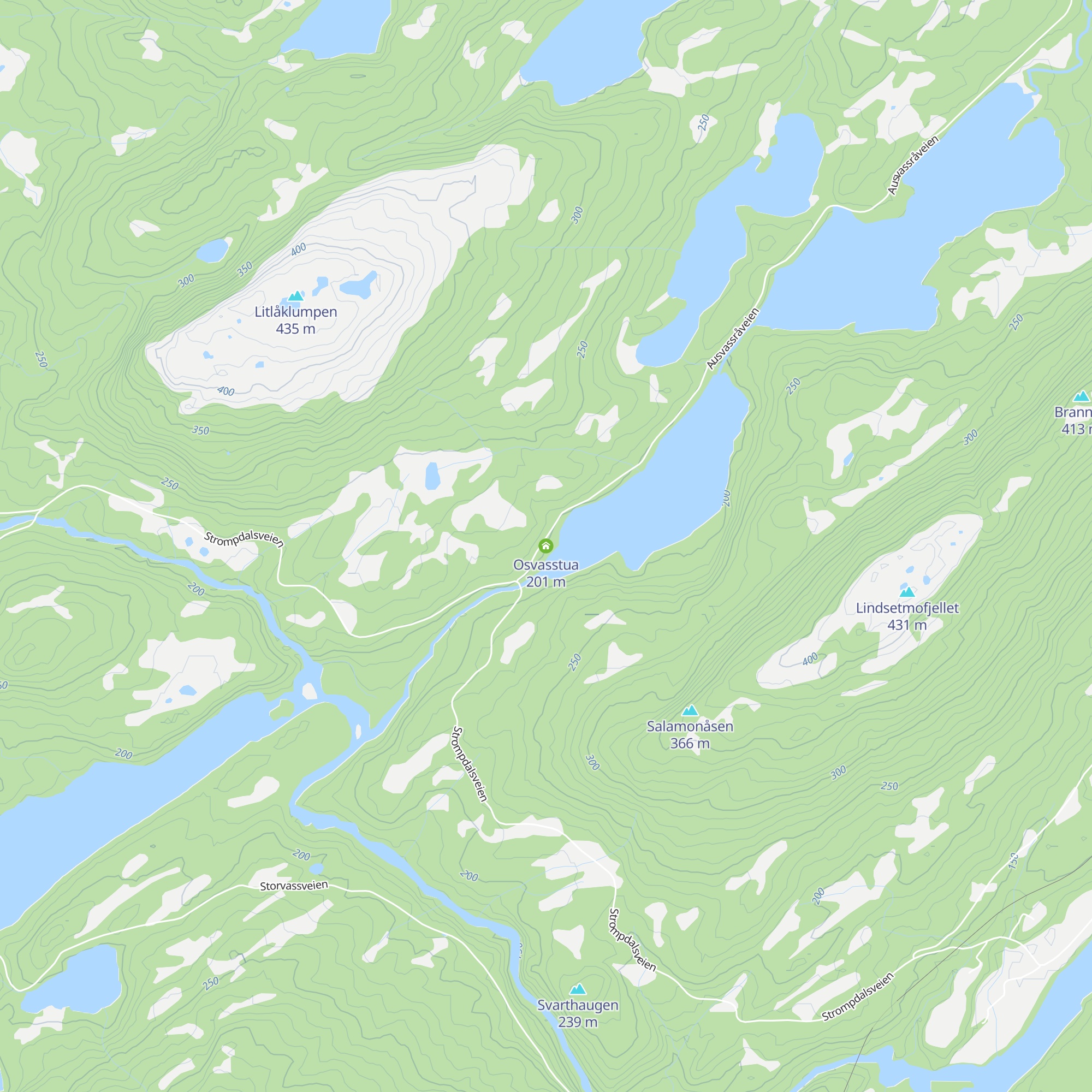 Osvasstua map
