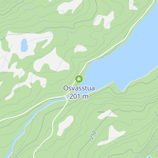 Map of Osvasstua